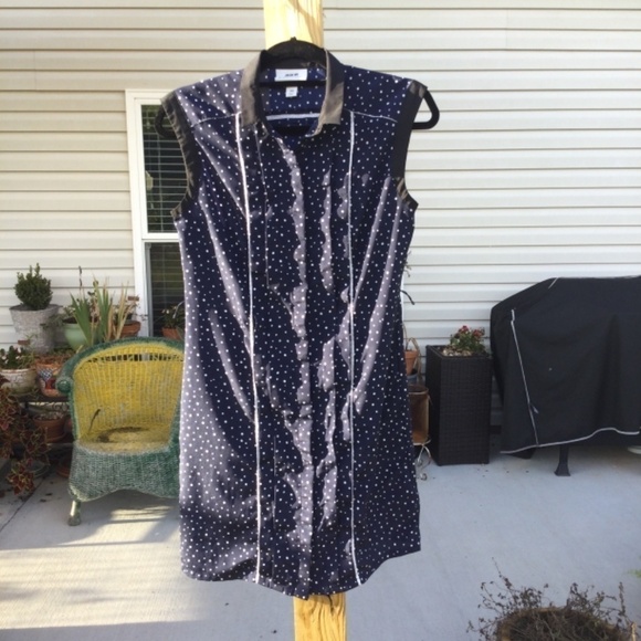 Jason Wu for Target Navy Polka Dit Sleeveless Dress - Picture 2 of 10